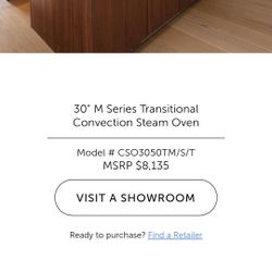 Wolf Steam Oven.  NEW IN BOX