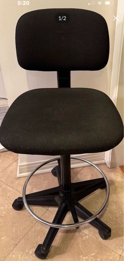Black Armless  office Chair!!!!