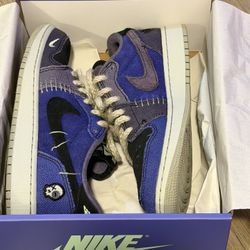 ZION WILLIAMSON X AIR JORDAN 1 RETRO LOW OG VOODOO ALTERNATE