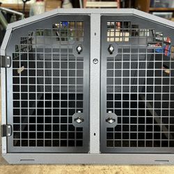 TransK9 B34 Double-Door Dog Crate – Crash-Tested, Fits RAV4 & Similar SUVs
