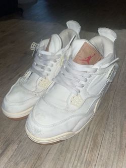 Jordan x Levi's Air Jordan 4 Retro White Denim AO2571-100 Men's Sneaker 2018