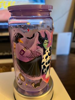 Disney Ursula Halloween plastic tumbler  with Lid