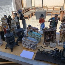 Empty Whiskey Decanter Collection