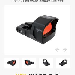 Red dot Springfield hex wasp 2.0