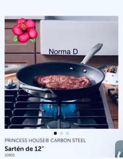 Sartén de 12” Carbón  Steel Nuevo en su caja 🌺 princess house 🌺