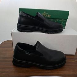 Eastland Newport Women's Slip-On Loafers Size 8 Wide Black Leather Comfort Shoes