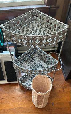 Brand New 3 Tier and Toilet Paper Holder