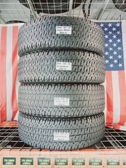 LT245/75R17 MICHELIN LTX 10 PLY DUALLY TRUCK HEAVY DUTY USED TIRES 245/75R17 F350 RAM3500 GMC HD SILVERADO GOMAS LLANTAS CAUCHOS