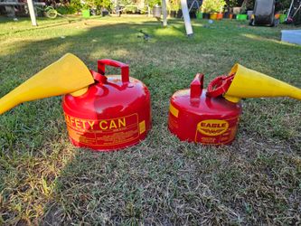 Safety gas cans  2 cans