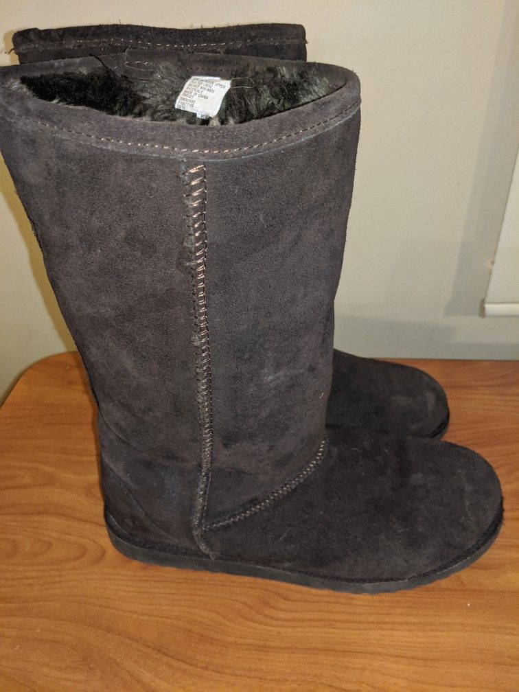 Xhilaration Suede Calf Boots 