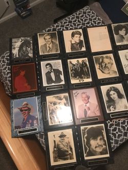Assorted actors/actresses/athletes/singers autographs