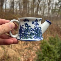 Miniature Ceramic Watering Can