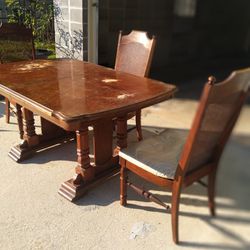 3 Chairs And Table! Best Offer Good Cond .