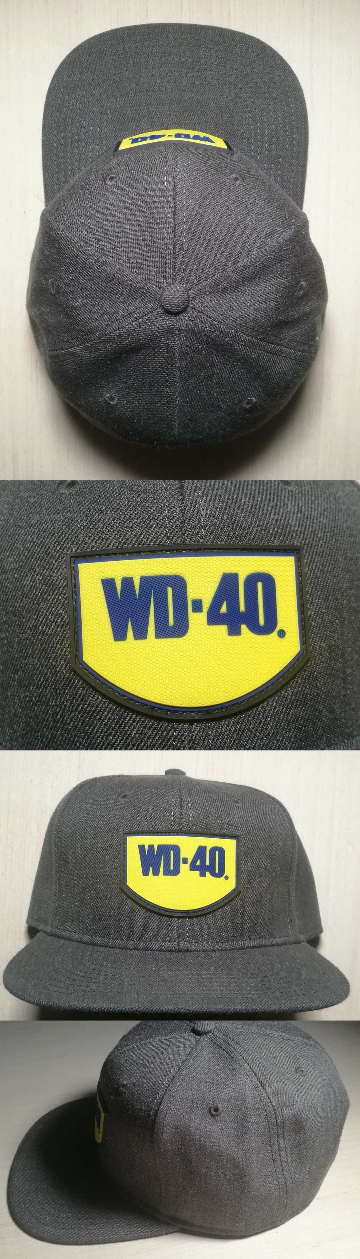 BrandNew Original WD-40 Snapback hat Dark Grey lids Baseball Cap Wide brim hat Limited Edition Adjustable One-Size-Fits-All Collector Gorra de beisbol