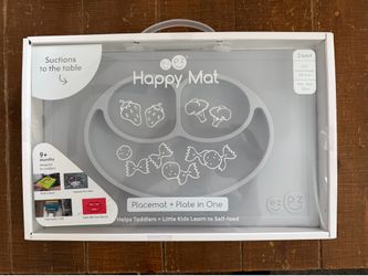 NEW EZPZ Happy Mat Silicone Suction Plate – Never Opened
