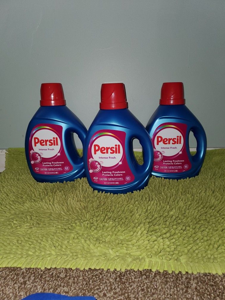 3 Persil Intense Fresh Lasting Freshness Protects Colors 84oz