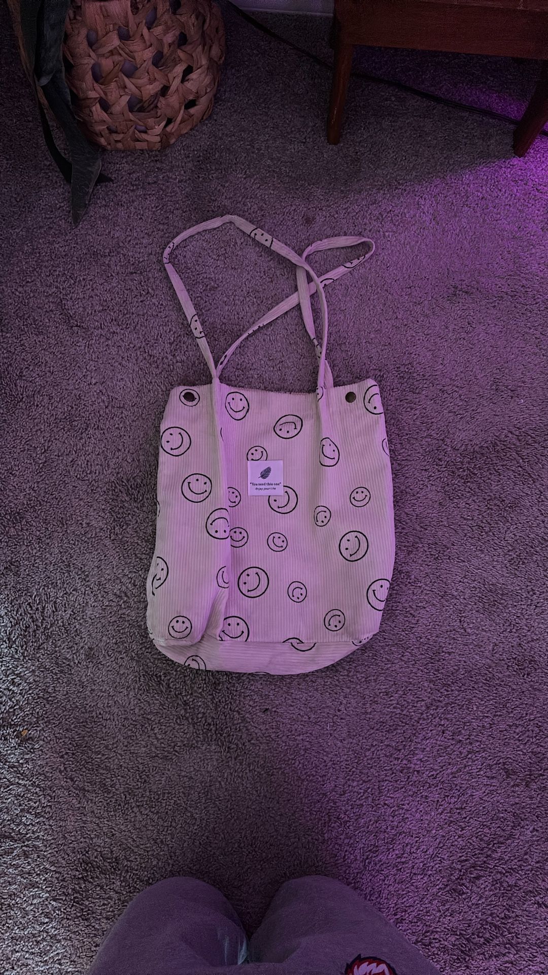 Smiley Face Tote Bag