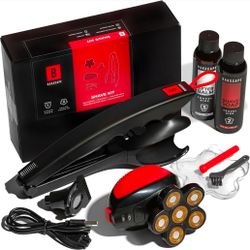 Bakscape Men's Back Shaver Classic Kit 2.0, Electric Body & Back Shaver for Men