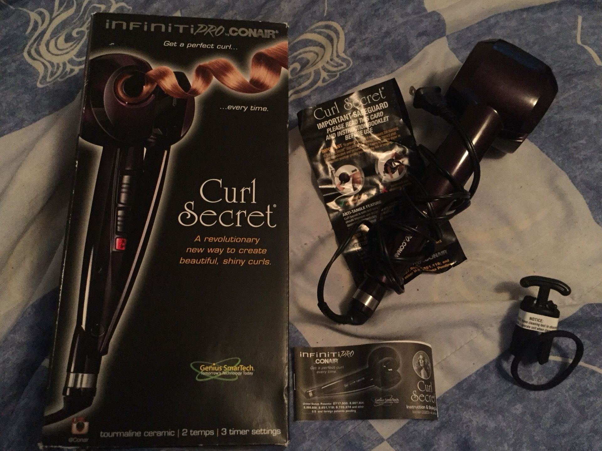 Infiniti Pro by Conair Tourmaline Ceramic Curl Secret Purple