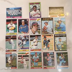 1970’s Topps Baseball Card Lot (18) Including Tom LaSorda Dodgers See Pictures