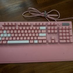 pink razer keyboard