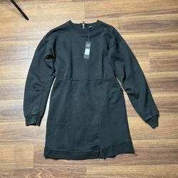 Fashion Nova Black Sweater Dress