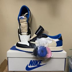 Jordan 1 Low Fragment Travis Scott - Mens size 10 (Brand NEW)