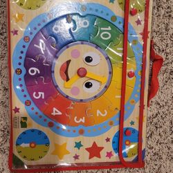 Clock And US Map Puzzle