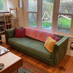 Green Couch MCM style