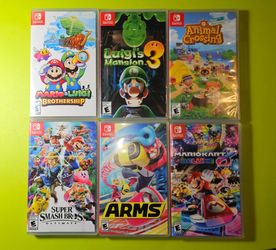 Nintendo Switch Games $50/each