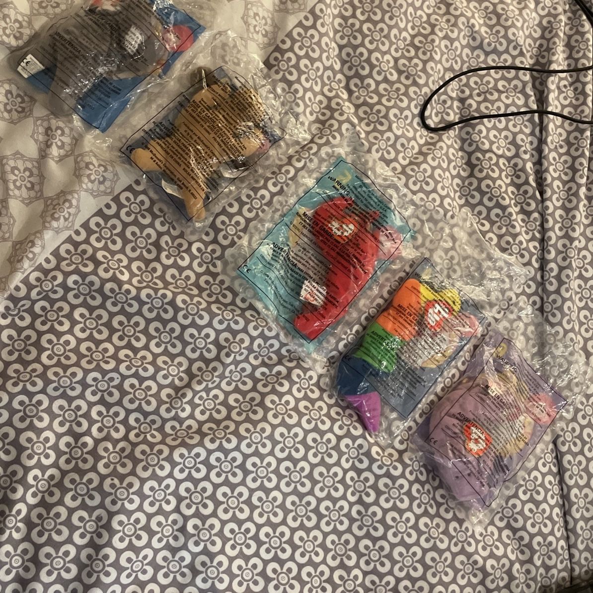 McDonalds Beanie Babies Sealed  5 Or Sell Sepearate 