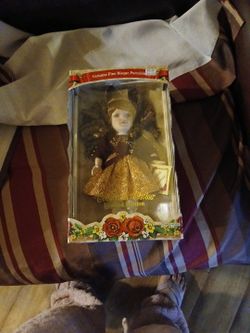Collectors Doll, Genuine Fine Bisque Porcelain