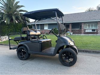 Plated golf cart lithium EZGO RXV
