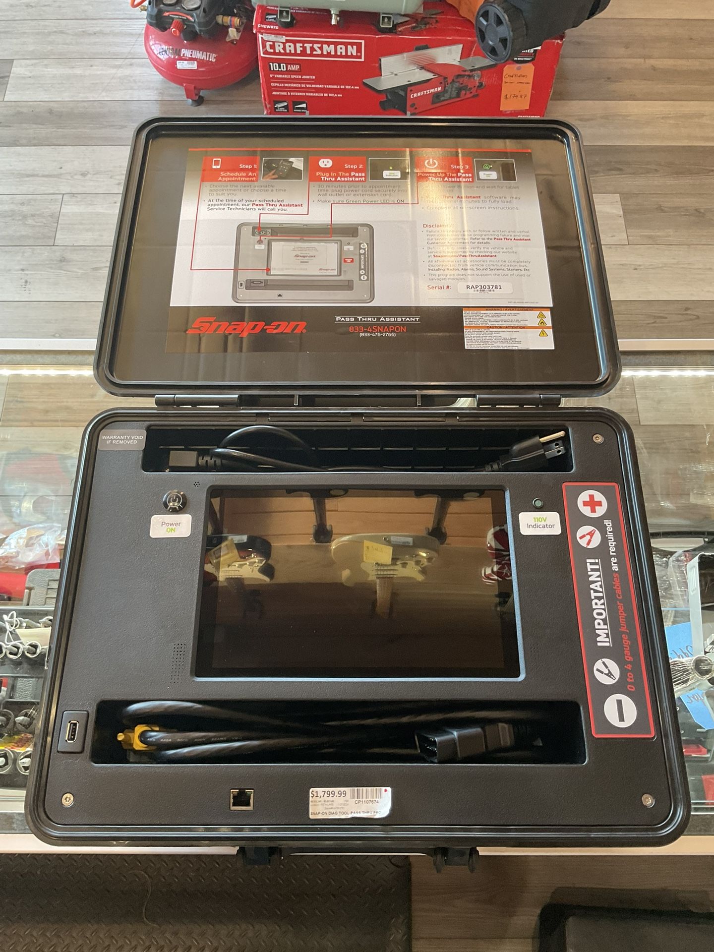 Snap On Pass Thur Assistant