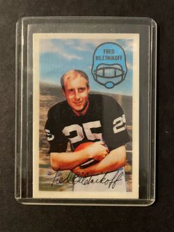 1970 Kellogg’s 3D #50 Fred Biletnikoff ( NO Cracks)