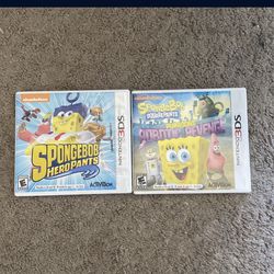 SpongeBob SquarePants 3DS Nintendo video games! 