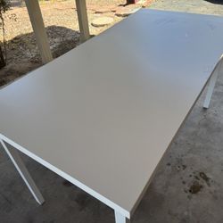 Large IKEA White Table – 29” x 59”