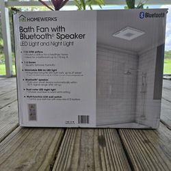 Bath Fan with Bluetooth Speaker by Homewerks