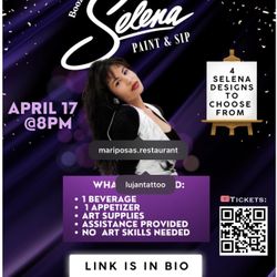 Selena Paint & Sip