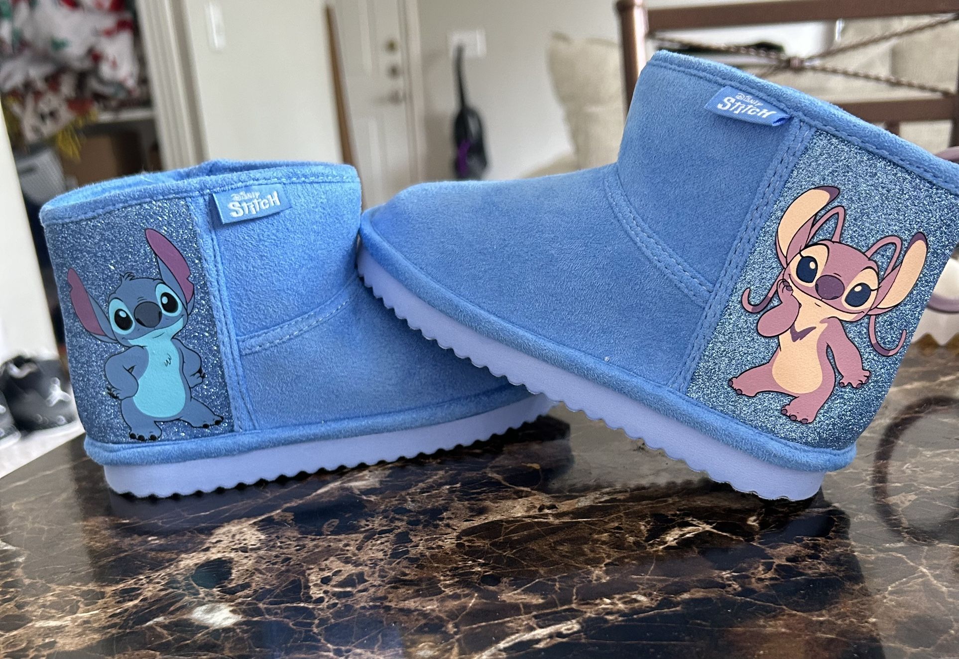 Stitch Fur Boots (NEVER WORN) READ DESCRIPTION 