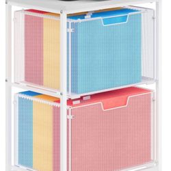 Rolling filing cabinet, file cart 