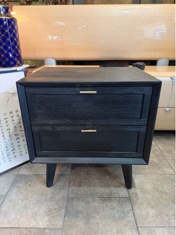 Antique solid wood, beautiful well-made nightstand