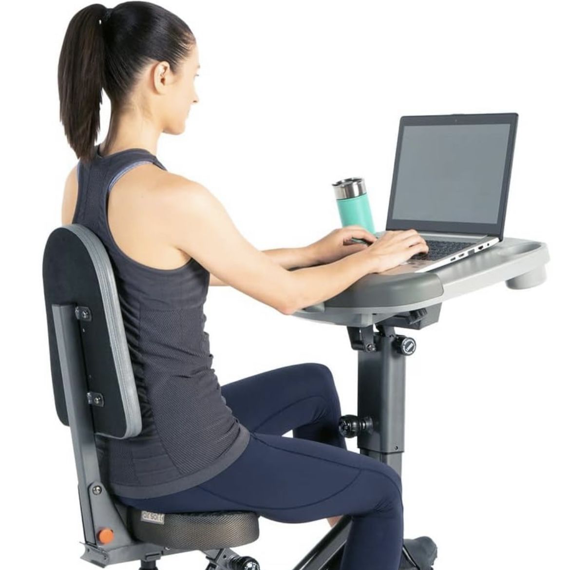 Exerpeutic exerwork 2000i bluetooth folding exercise desk bike with 24 workout programs and free app new arrivals