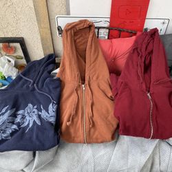 3 Hoody Sweatshirts 