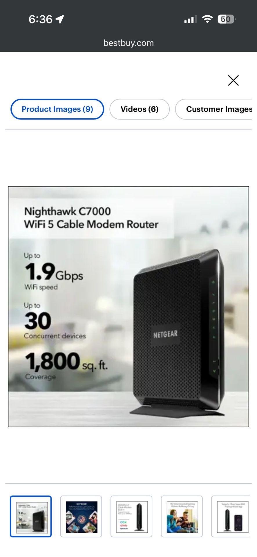 Netgear Nighthawk Modem/Router
