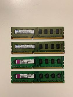 DDR3 Ram 2Rx8 PC3 - 10600 240-pin DIMM desktop Ram memory module