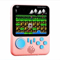 Handheld System G7, Pink/Blue, Portable, Built-in Screen, Rechargeable Battery
