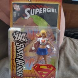 Dc Comics Supergirl Action Figure 2006 Brand New Sealed