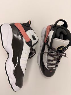 Air Jordan 6 Rings 'White Red Stardust' (DV3178-101) - Youth Size 5.5Y/ Women’s 7