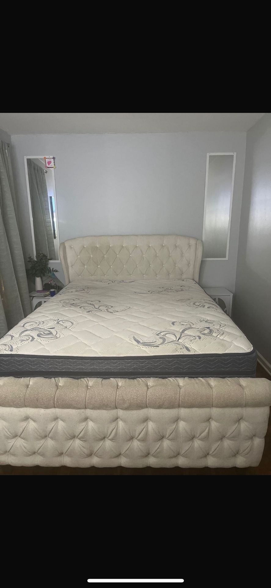 Queen Size Bed Frame Only (Mattress Not Included)